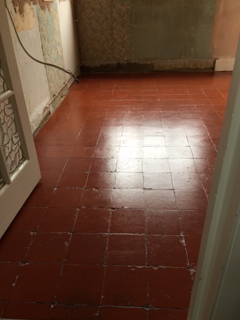 Quarry Tiled Floor After Renovation Coulsdon