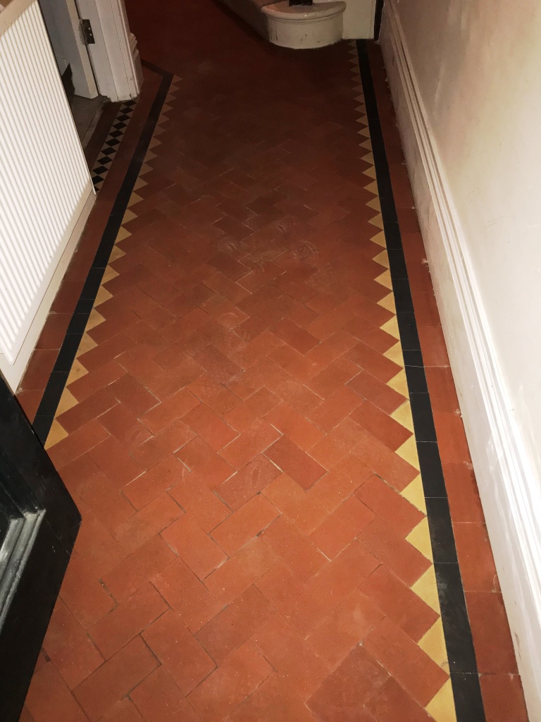 Victorian Tiled Hallway After Restoration Tooting