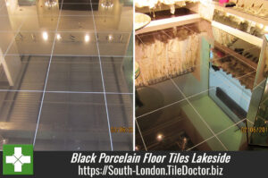 Putting the Shine Back on Black Porcelain Floor Tiles