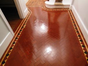 Victorian Tiled Floor After