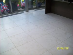 Limestone Floor After