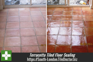 Terracotta Tiled Floor Sealing