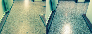 Terrazzo Flooring Redhill Church Before After Restoration