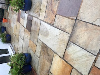 Indian Sandstone Patio After Renovation Chiswick